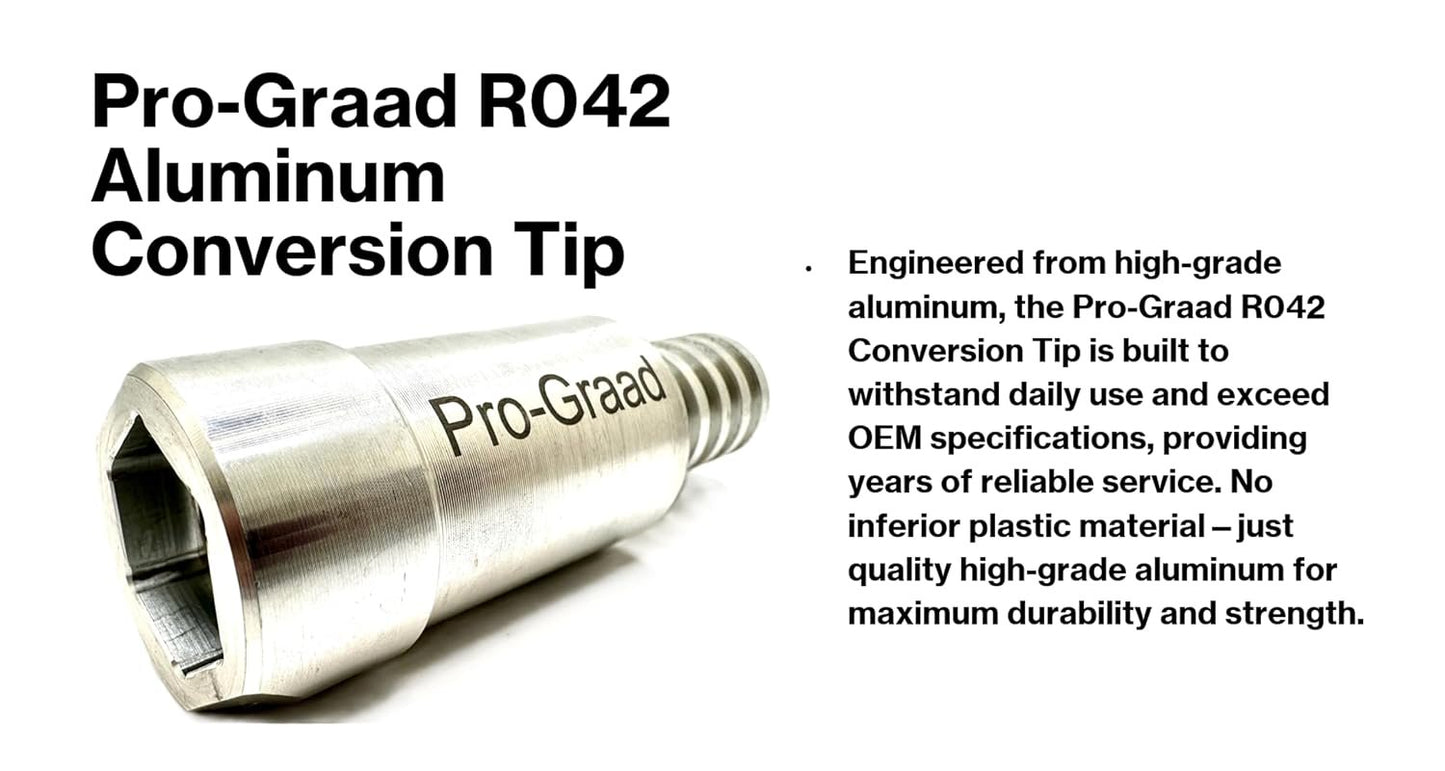 R042 Aluminum Conversion Tip, Compatible Fit Sherlock GT R090 R091 R092