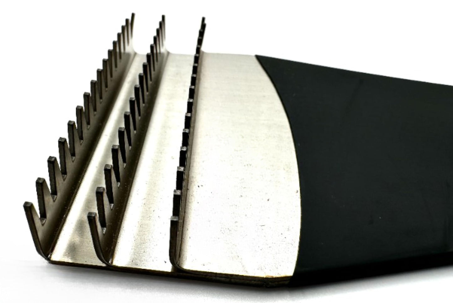 Pro-Graad All Metal Buff Rake | Stainless Steel Buffing Polishing Wheel Rake 9” L, 2-5/8” W, Rubberized Handle, for Removing & Cleaning Compound Residual and Metal from Buffing & Polishing Wheels