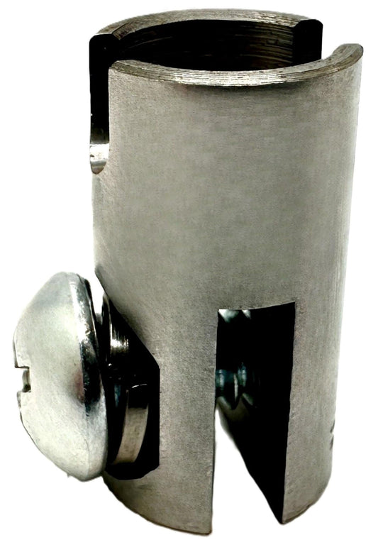 Pro-Graad 3/8E-FC Flow Fixer | 3/8” Drain Cable Repair End | Weld-On Female Slotted Connector Bit for Broken Drain Cleaning Machine Cables | Fits All 3/8” O.D. Drain Cables