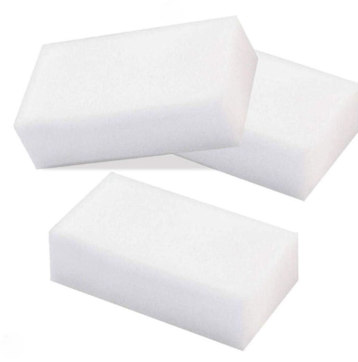 MinnYaso Magic Sponge Cleaning Eraser 3.94" x 2.36" x 0.79" | Multi-Purpose Household Cleaning | Magic Sponge Cleaning Eraser for Home, Office, Kitchen, Bathroom, Sink, Doors, Floors, Baseboard, Walls