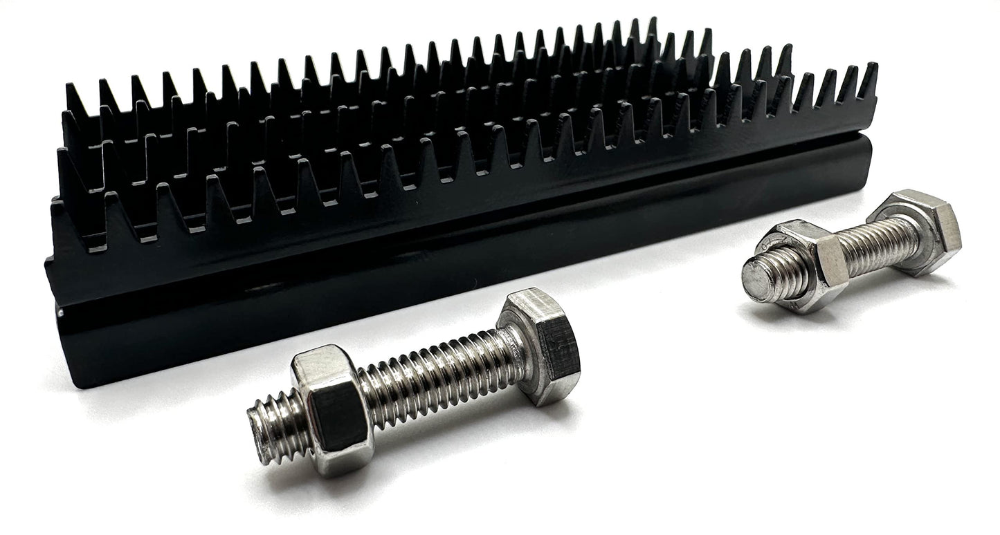 Pro-Graad Buff Rake Metal Plate Replacement | Buffing Wheel Rake Teeth Head with 2 Set Screws | Buff Rake Tool | Dress and Clean Buffing Wheel Surface for Compound and Residue Cleaning