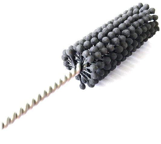 Pro-Graad TwistFlex 1-1/4" 240SC Cylinder Hone | 1.25" Flexible Cylinder Honing & Deburring Tool | Bore Brush for Hole Diameters 1.14 - 1.26" | Silicon Carbide 240 Grit | 1/4" Shank | 8.27" Length