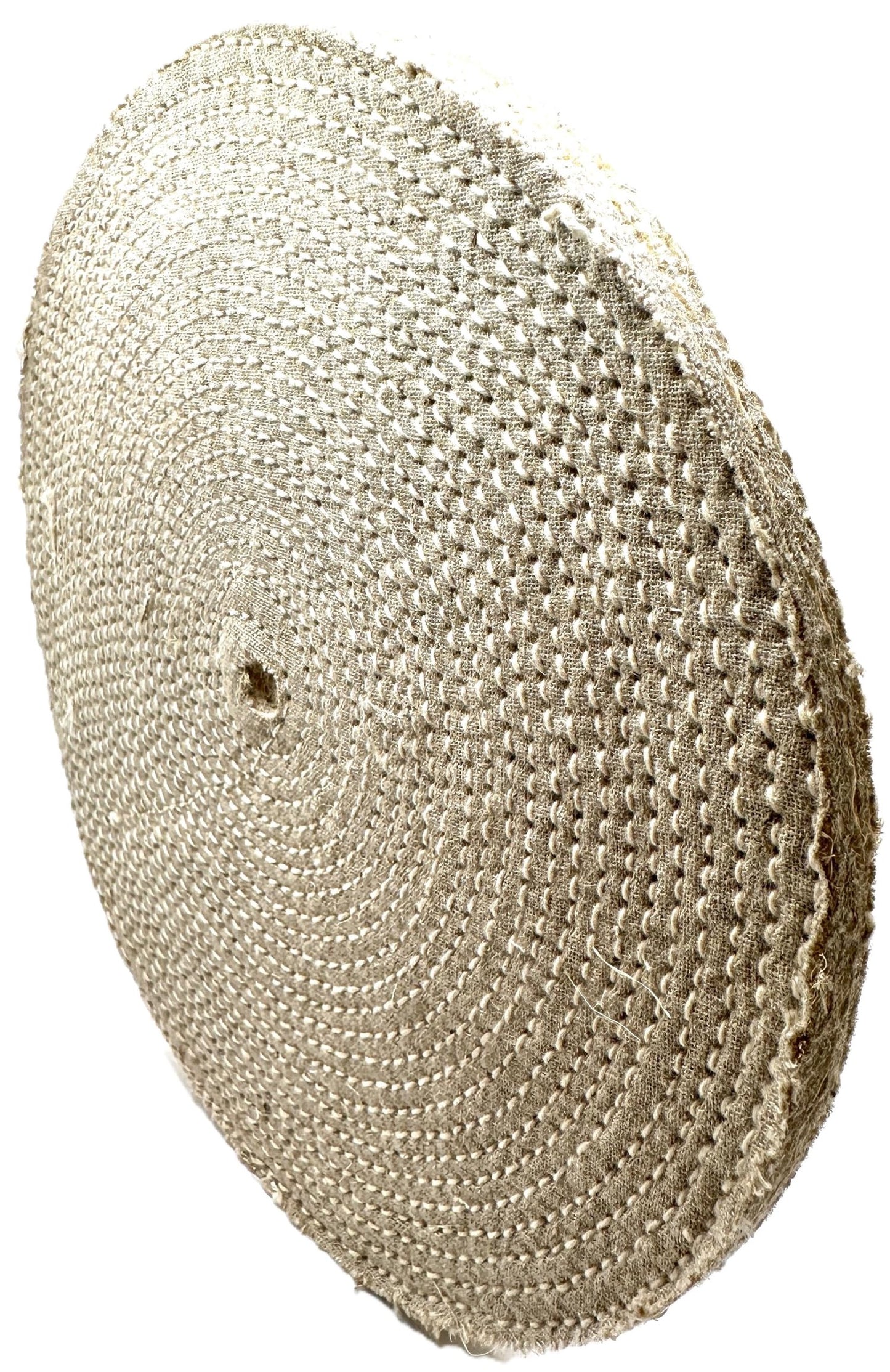 Pro-Graad 12" EOL Sisal Buffing Wheel, 12 inch x 11 Ply - 1/2 inch Thick x 3/4 inch Arbor Hole, Firm Sisal Spiral Sewn Buff for Buffer, Ideal for Coarse Cut First Step Buffing – Pack of 1