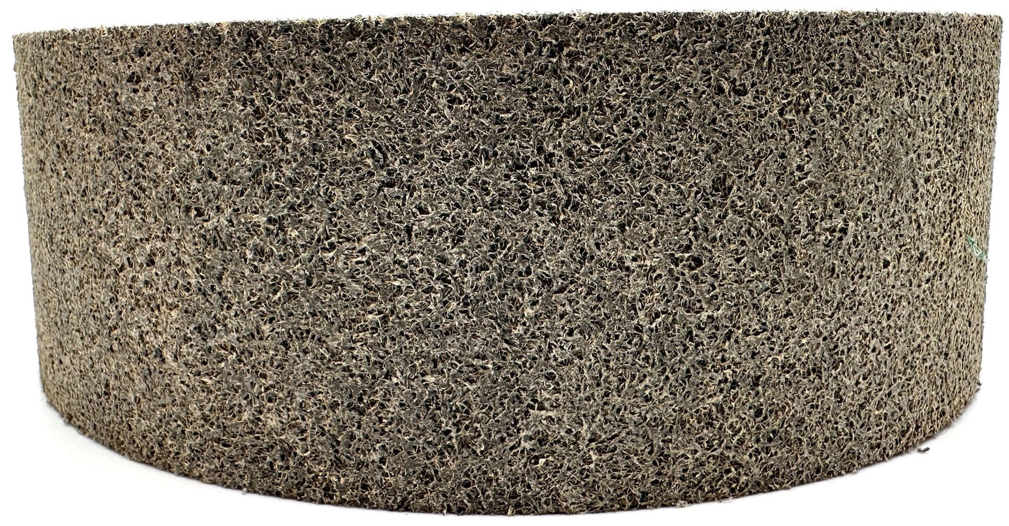 Pro-Graad EXL Deburring Wheel - 6" x 2" x 1" 9S Fine Grit - Silicon Carbide - Metal Deburring, Finishing and Polishing Wheel - Convolute - 05133 - (1 Pack)