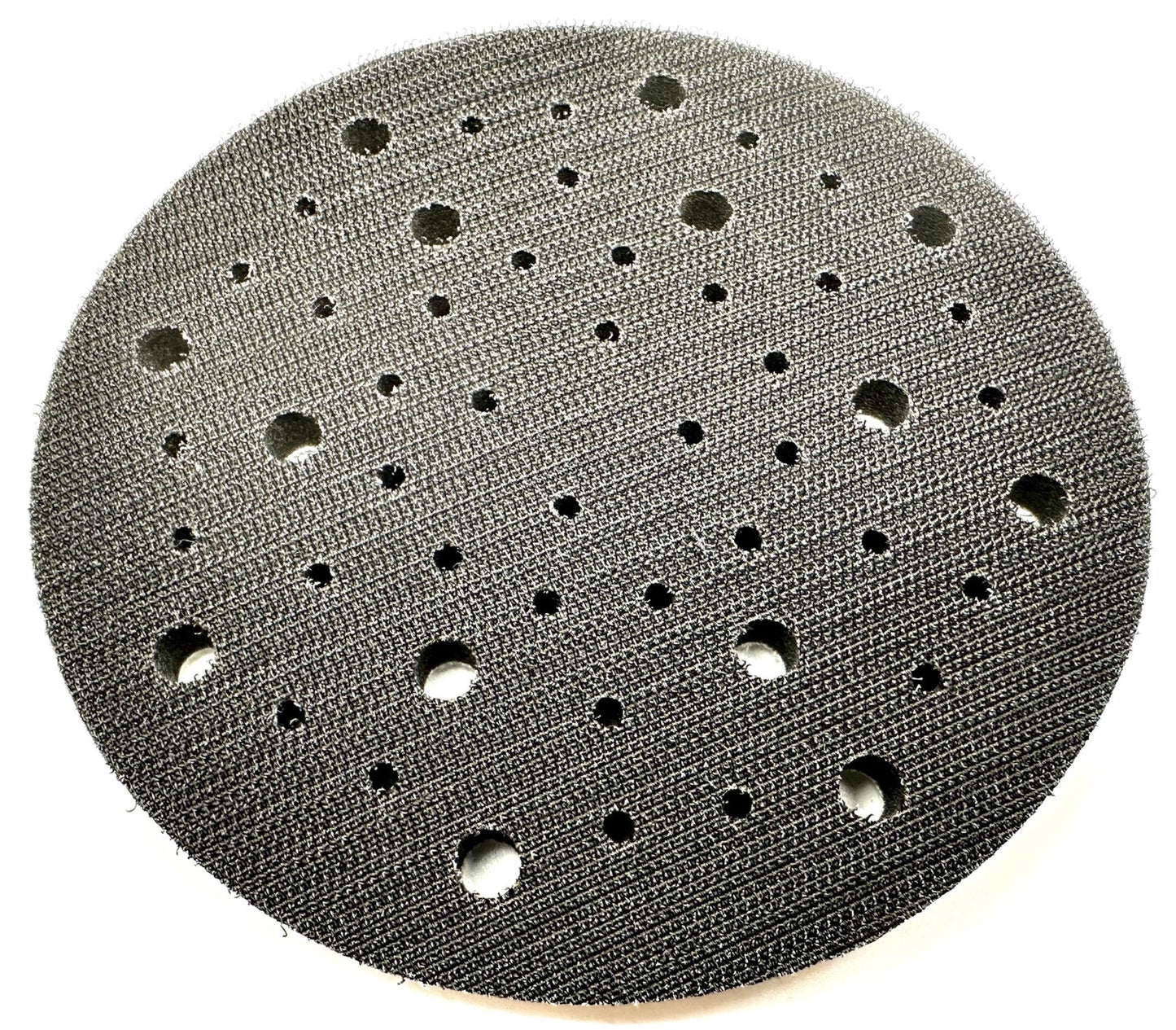 Pro-Graad 5 Pack 6” 52 Hole Soft Density Random Orbital Interface Pads Hook and Loop 6 inch Sponge Cushion Buffer Backing Pad for Woodworking, Automotive Polishing, Pack of 5