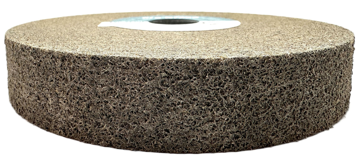 Pro-Graad EXL Deburring Wheel – 10 Pack - 6" x 1" x 1" 9S Fine - Silicon Carbide - Metal Deburring, Finishing and Polishing Wheel - Convolute - 05132 - (Pack of 10)