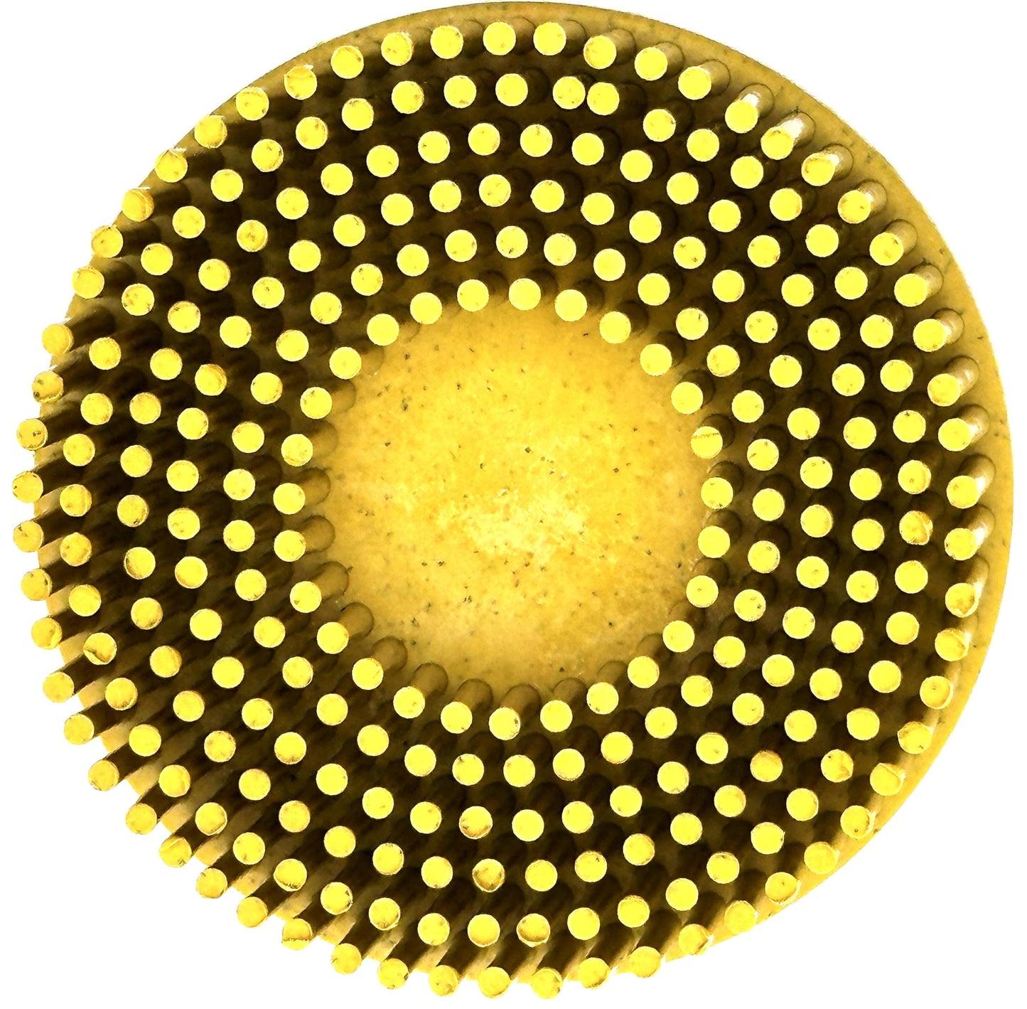 Pro-Graad 5 Pack 2" 80 Grit Yellow R-Type Bristle Disc | Ceramic-Aluminum Oxide Abrasive Bristle Disc with Quick Change Roll Lock | Pack of 5 | Yellow