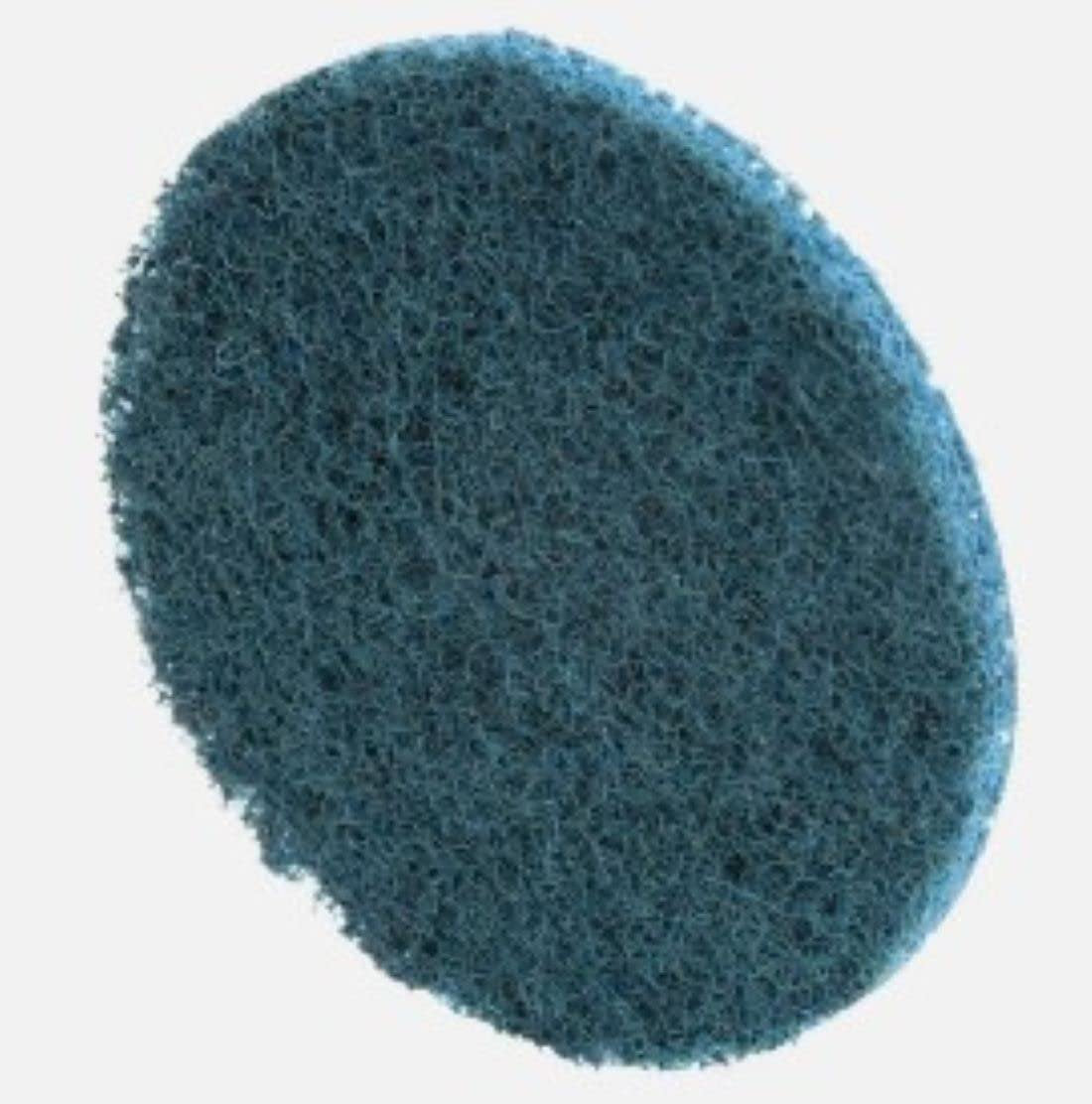 Pro-Graad 3" Quick Change Non-Woven Nylon Surface Conditioning Discs for Deburring Sanding Blending Polishing Paint Removal with Male R-Type Backing Use with Die Grinder - Blue - (Fine) - (25 Pack)