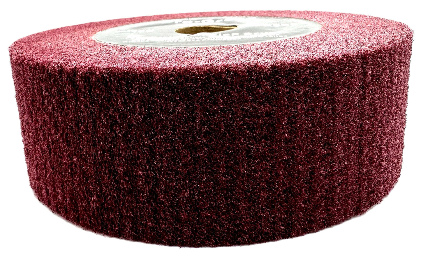 Pro-Graad 6” x 2” x 1” Arbor Red Bench Grinder Polishing Wheel, 320 Grit, Tight Weave, Great for refurbishing golf clubs and metal, Non-Woven Wheel for Copper, Metal, Finishing, and Burnishing