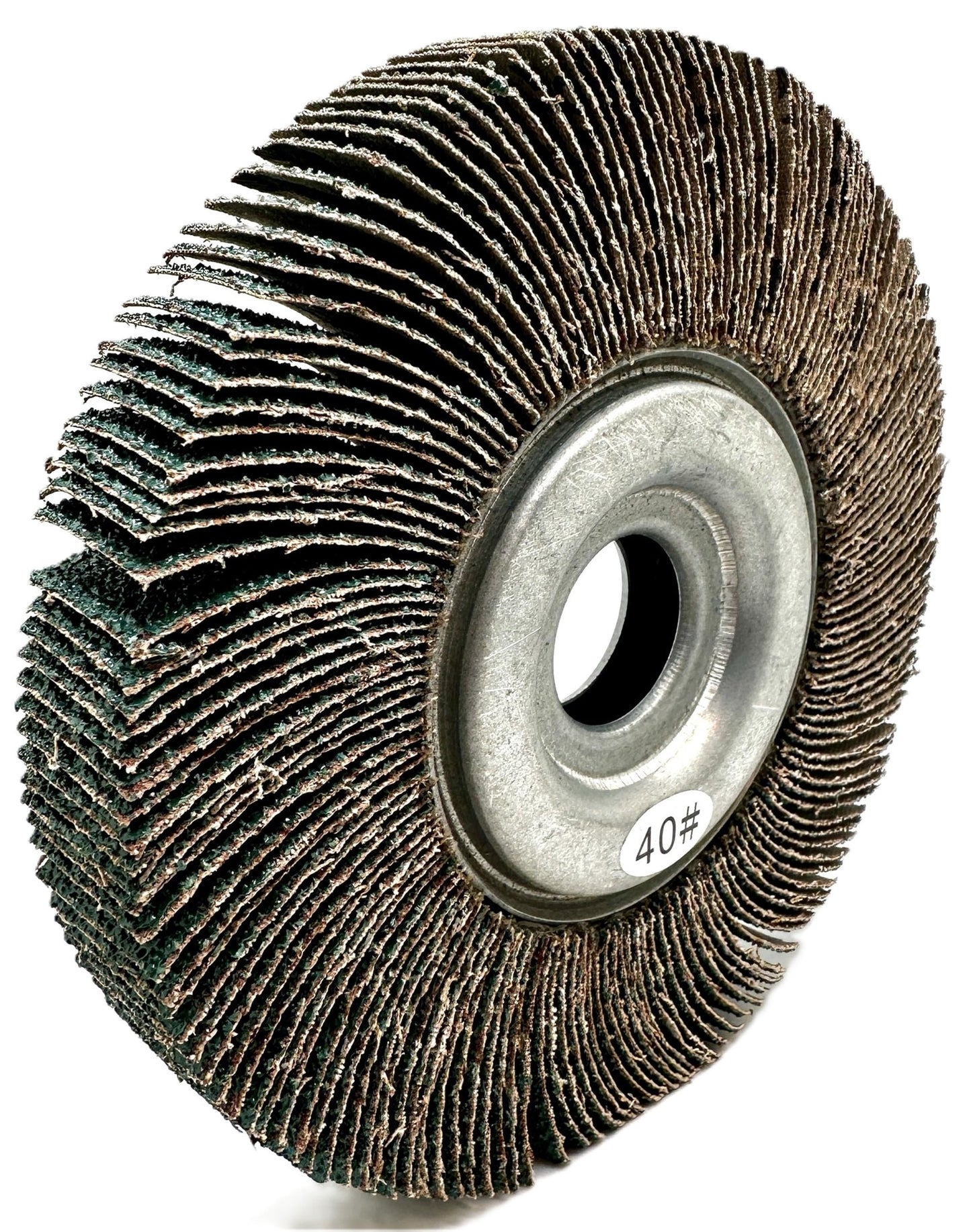 Pro-Graad 6” x 1” x 1” 80 Grit Premium Zirconia Abrasive Unmounted Flap Wheel for Deburring, Sanding, Grinding, Rust, Paint Removal Polishing Wheel for Bench Grinder