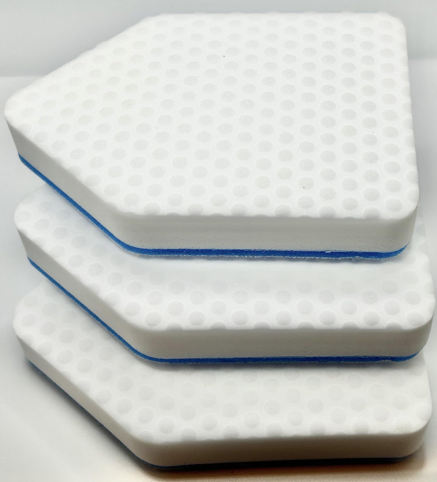 MinnYaso Magic Sponge Eraser Pads Fit Extendable Tub Tile Scrubber Brush | Magic Sponge Eraser Cleaning Scrubber Refill Replacement Pads | Compatible with Moku, Yocada & Cleanhome & others | 3 Pack