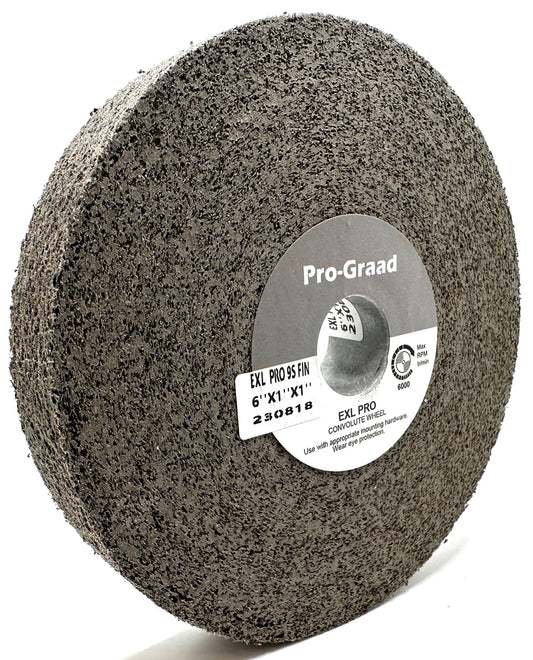 Pro-Graad EXL PRO Convolute Deburring Wheel - Metal Deburring, Finishing and Polishing Wheel