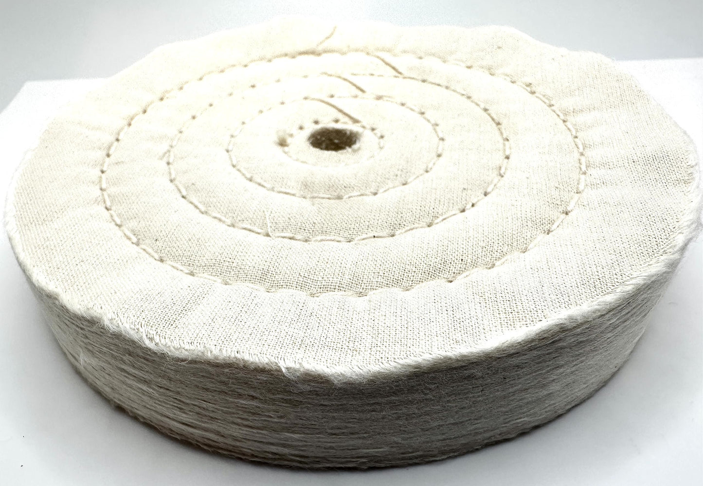 Pro-Graad 2 Pack Extra Thick Buffing Polishing Wheel for Bench Grinder or Buffer – 6” Extra Thick 70 Ply – 1” Thick Buffing Wheel Fine Muslin Cotton Concentric Sewn with 1/2” Arbor Hole – Pack of 2