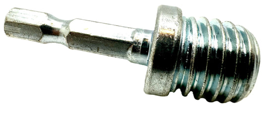 Pro-Graad DA4 5/8"-11 to 1/4" Hex Shank Drill Adapter - Converts Polisher Pad Backing Plates or Core Drill Bit with 5/8-11 Thread to 1/4" Hex Shaft - for Use with Drills and Drill Press (1 Pack)