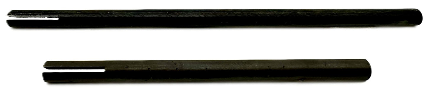 Pro-Graad SM-46 Slotted Mandrel 1/4” Shank & Body 2 Piece Set 4” & 6” Split Head Slot Mandrels, Core Sanding Internal Holes, 1/4” Shank Diameter x 4 and 6 inch Overall Lengths, Set of2