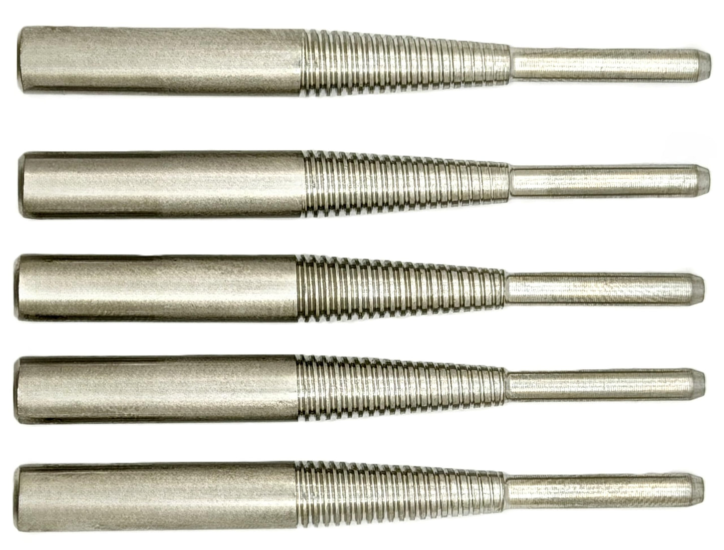 Pro-Graad M-9X5 M-9 Standard Tapered Type Mandrels for Cartridge Rolls, 2-3/4” Overall Length, 1/4" x1” Shank x 1/8”x1” Pilot (Pack of 5)