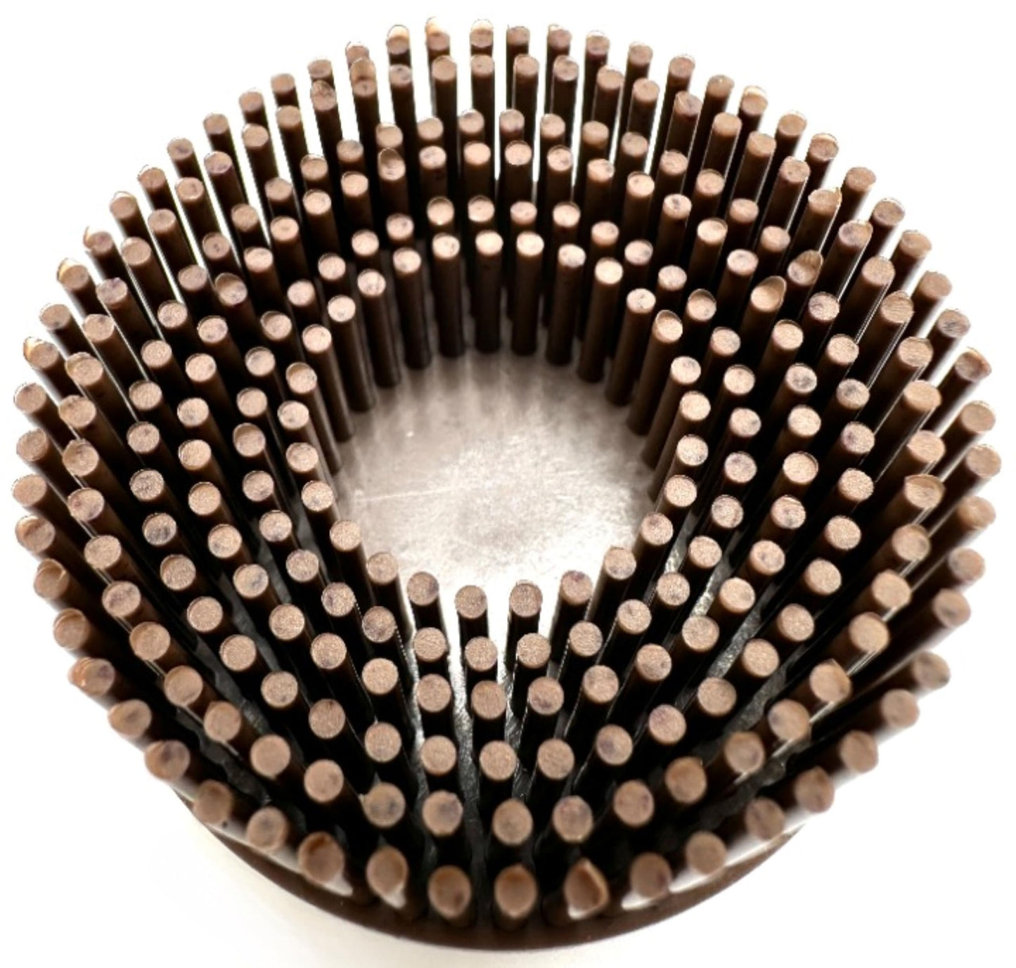 Pro-Graad 5 Pack 2" 36 Grit Brown R-Type Bristle Disc | Ceramic-Aluminum Oxide Abrasive Bristle Disc with Quick Change Roll Lock | Pack of 5