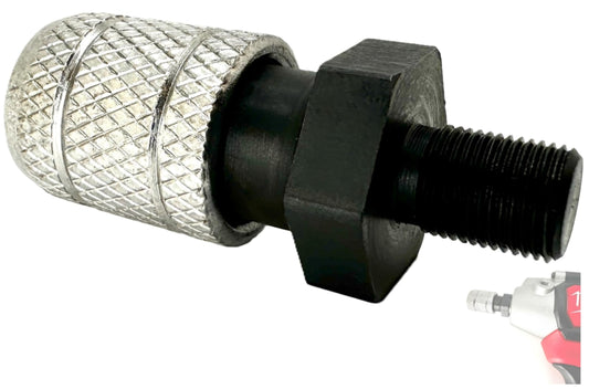 Pro-Graad 1/4” Hex Shank Converter, Quick Change Bit Holder Adapter for Milwaukee M12 Polisher Sander Tool, Upgrade Accessory M12 Polisher/Sander, Pack of 1