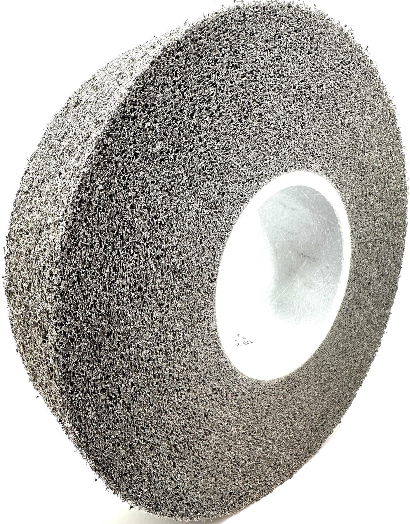 Pro-Graad Multi-Finishing Wheel – 8” x 2” x 3” 2S Coarse Grit Silicon Carbide - Stainless Steel Finishing Convolute Wheel – for #3 Finish - 1 Pack