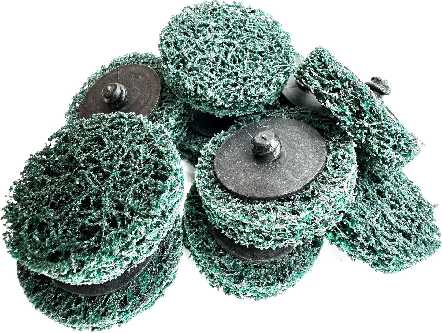 Pro-Graad 10 Pack 2" XT PRO Extra Cut Clean & Strip Disc, Roll Lock Quick Change, Green Professional Grade, Extra Coarse, Remove Heavy Rust Paint Corrosion, 21543
