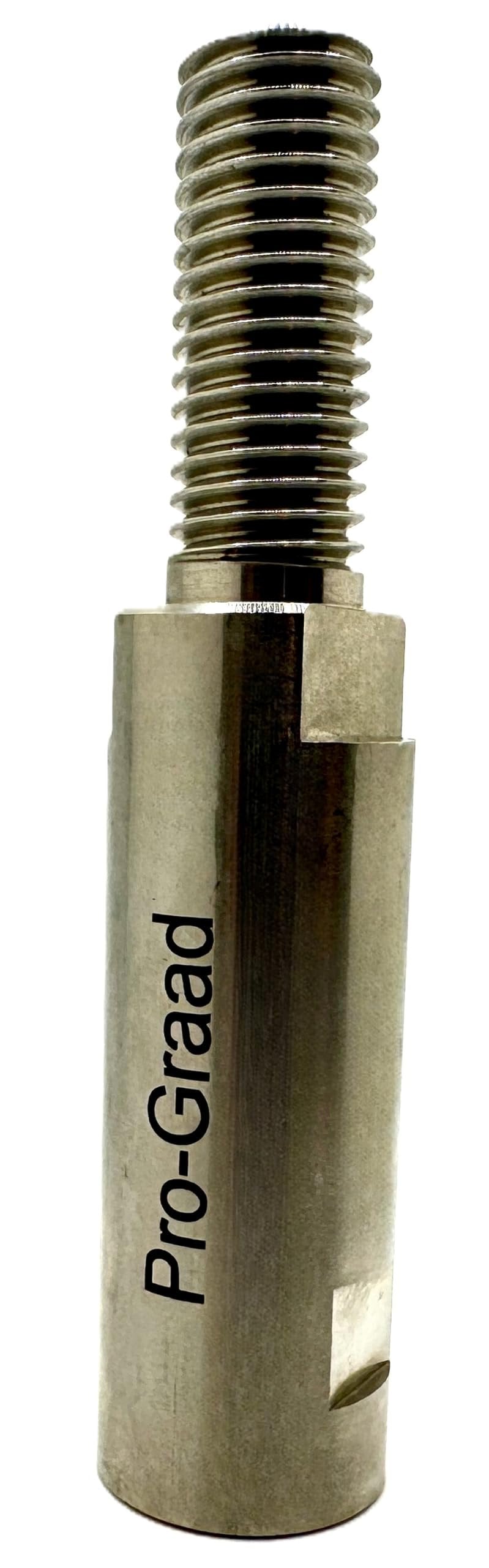 Pro-Graad 4-1/2" Stainless Angle Grinder Arbor Extension, 1-1/2” Thread Length, Additional Threads On Power Tools with 5/8”-11 Thread Arbor, Angle Grinder Extender Shaft for Buffing & Airway Wheels