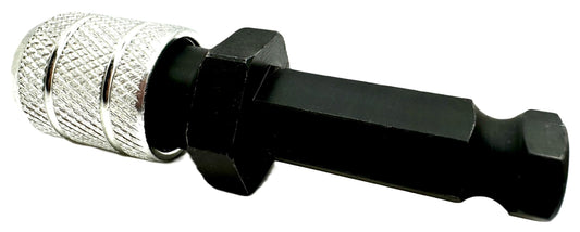Pro-Graad 7/16" Hex to 1/4" Hex Shank Adapter, Quick Change Bit Holder Converter for 7/16 Impact Drivers & 1/2" Power Drills, Heavy Duty 1/4 Hex Bit Holder for Drill & Driver Accessories