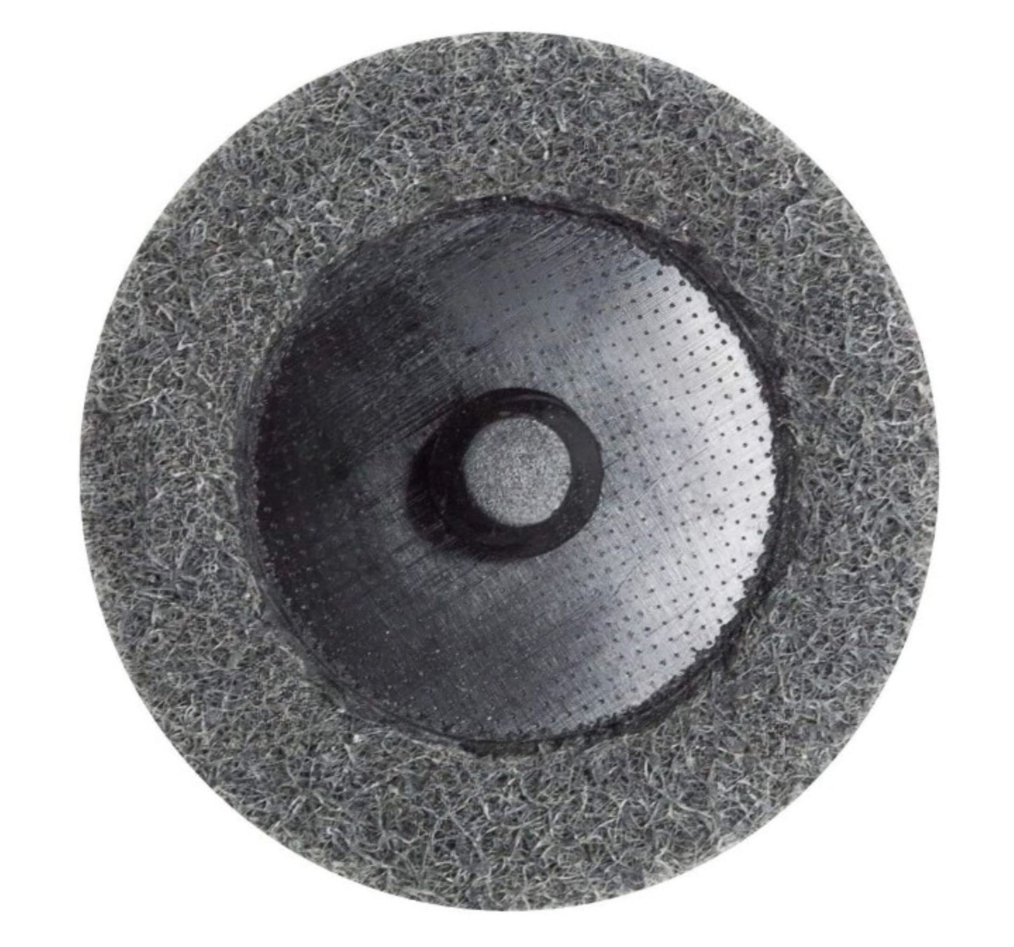 Pro-Graad 2" Quick Change Non-Woven Surface Preparation Discs for Deburring, Blending, Cleaning, Finishing, Polishing | Male R-Type Backing | Die Grinder Discs | (10 Pack) | (Grey - Fine)