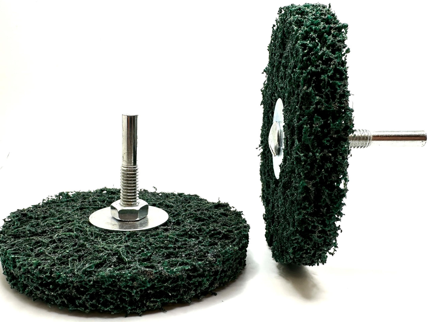 Pro-Graad 2 Pack 4” x 1/2” x 1/4" Shaft Clean & Strip XT Pro Extra Cut Disc, Extra Coarse Aluminum Oxide, Remove Heavy Rust Paint Coating Corrosion, Green, 21665, Pack of 2