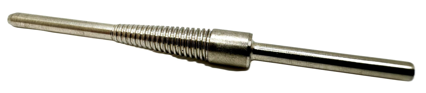 Pro-Graad CR-5 1/8” Shank Stainless Steel Cartridge Roll Mandrel, Standard Tapered Type Mandrels for Cartridge & Spiral Rolls, 3” Overall Length, 1/8x1” Shank x 1/8”x1” Pilot
