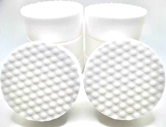 Refill Pack of 12 Drill Powered XL 4.5” Magic Sponge Erasers | Compatible with RotoEraser | 25% Thicker Ultra Durable Melamine Cleaning Eraser Pads for Bathroom Kitchen Floors Round 4.5" x 1.25" Thick