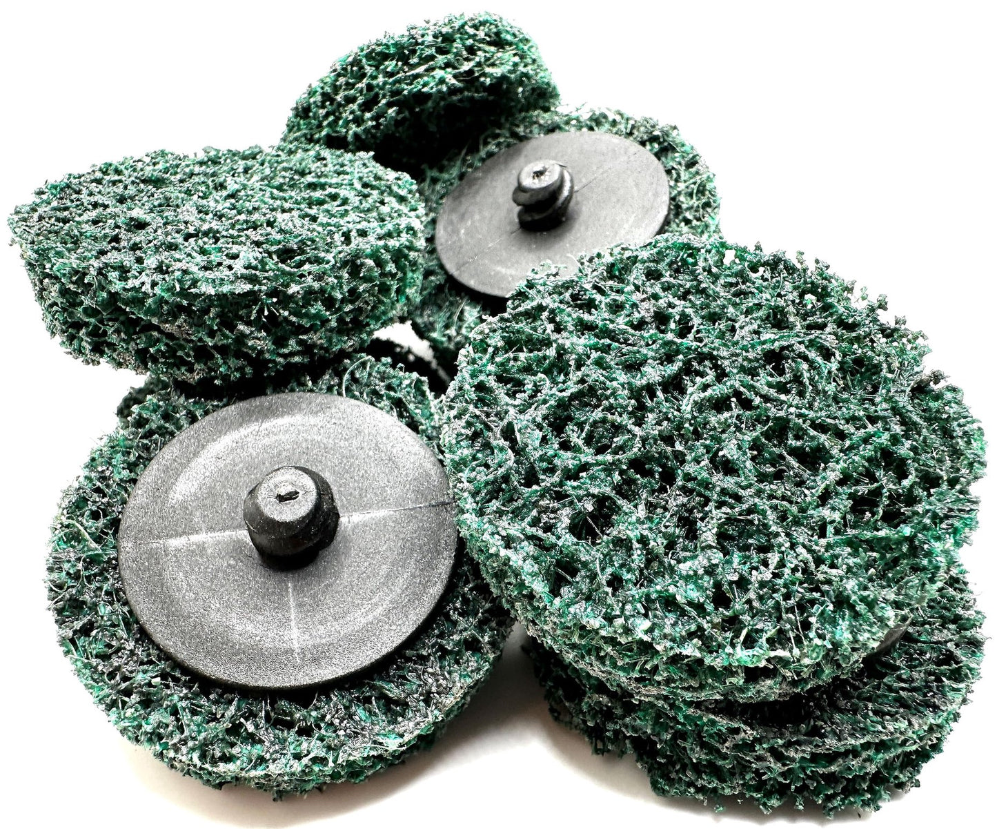 Pro-Graad 10 Pack 2" XT PRO Extra Cut Clean & Strip Disc, Roll Lock Quick Change, Green Professional Grade, Extra Coarse, Remove Heavy Rust Paint Corrosion, 21543