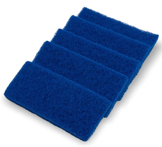 Pro-Graad Blue Scouring Pads 10" x 4.5", XL, 5 Pack