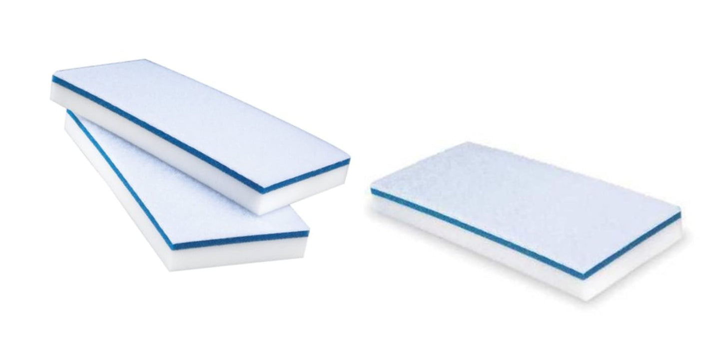 MinnYaso Magic Sponge Eraser Pad | Compatible with Most 16" Spray Mops, Libman & Reveal | Fit 16-18" Mops | 16.5" Magic Sponge Eraser | 3 Pack