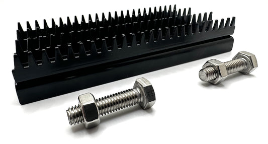 Pro-Graad Buff Rake Metal Plate Replacement | Buffing Wheel Rake Teeth Head with 2 Set Screws | Buff Rake Tool | Dress and Clean Buffing Wheel Surface for Compound and Residue Cleaning