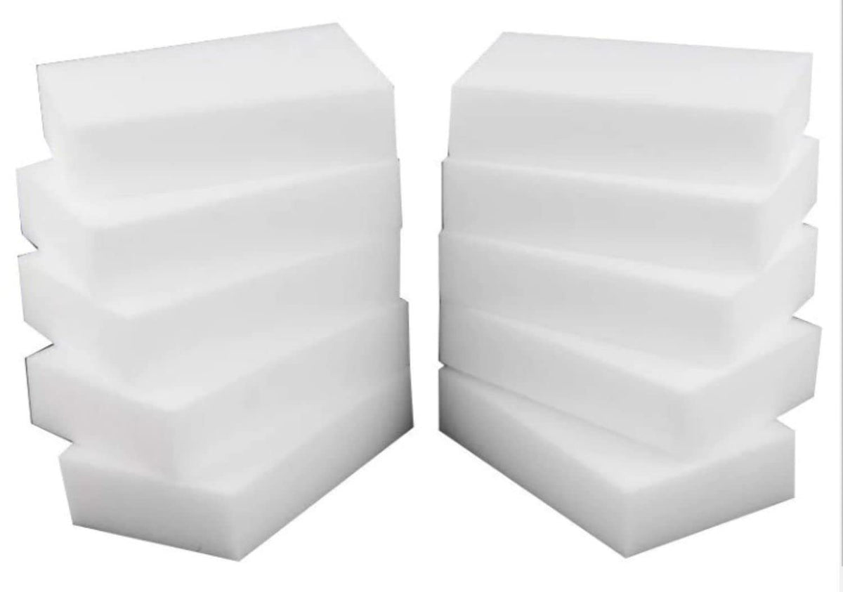 MinnYaso Magic Sponge Cleaning Eraser 3.94" x 2.36" x 0.79" | Multi-Purpose Household Cleaning | Magic Sponge Cleaning Eraser for Home, Office, Kitchen, Bathroom, Sink, Doors, Floors, Baseboard, Walls
