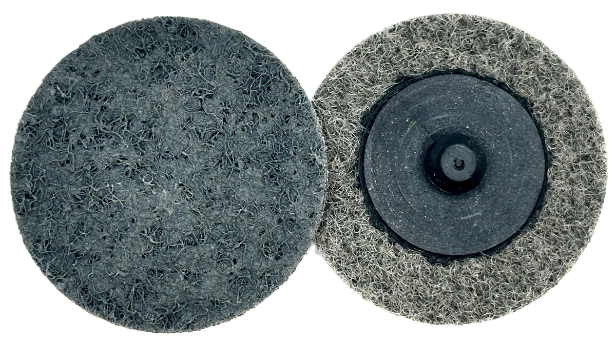 Pro-Graad Quick Change Non-Woven Nylon Surface Conditioning Discs for Deburring Sanding Blending Polishing Paint Removal with Male R-Type Backing