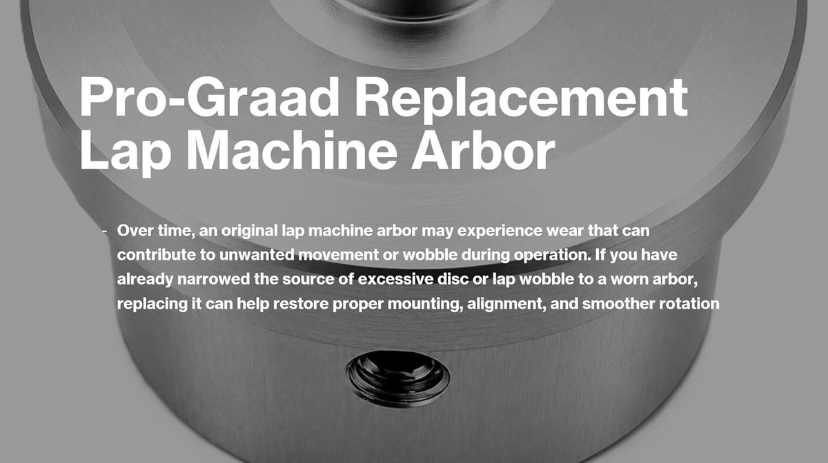 Pro-Graad Replacement Lap Machine Arbor, Fits Hi-Tech All-U-Need & Cabber