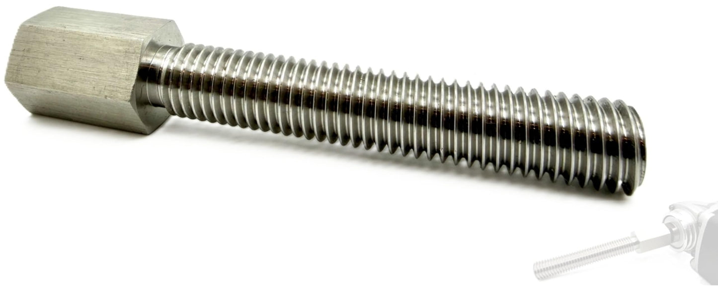 Pro-Graad Angle Grinder Extender Shaft 13060 5/8-11 Female to 5/8-11 Male Threaded Adapter 4-1/2” Length Extension with 3-1/2” Threads, Max 2-1/2” Wheel Width
