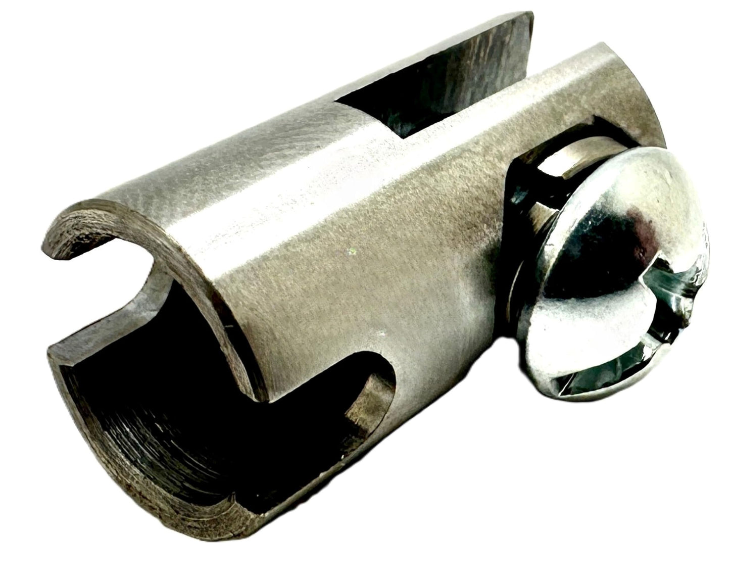 Pro-Graad 3/8E-FC Flow Fixer | 3/8” Drain Cable Repair End | Weld-On Female Slotted Connector Bit for Broken Drain Cleaning Machine Cables | Fits All 3/8” O.D. Drain Cables