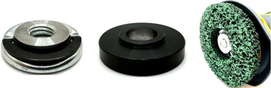 Pro-Graad Universal Strip Disc Conversion Kit for Wagner PaintEater - Pro-Graad Adapter with Quick Change Locking Nut - Upgrade for 4.5” x 7/8” Stripping Wheel Compatibility