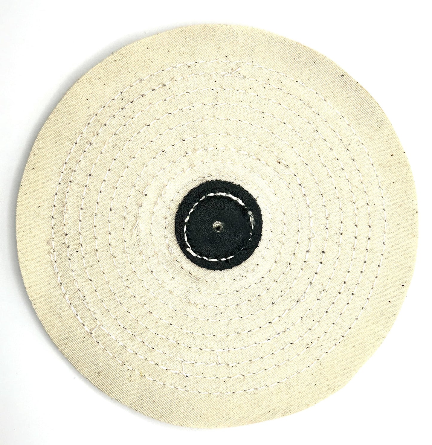 Pro-Graad 2 Pack 6” Buffing Polishing Wheel Knife Edge Buff Thin Cotton Buffing Polishing Wheel 12 Ply x Pin Hole Narrow Razor Edge White Muslin, Ideal for buffing corners, grooves, channels and slots