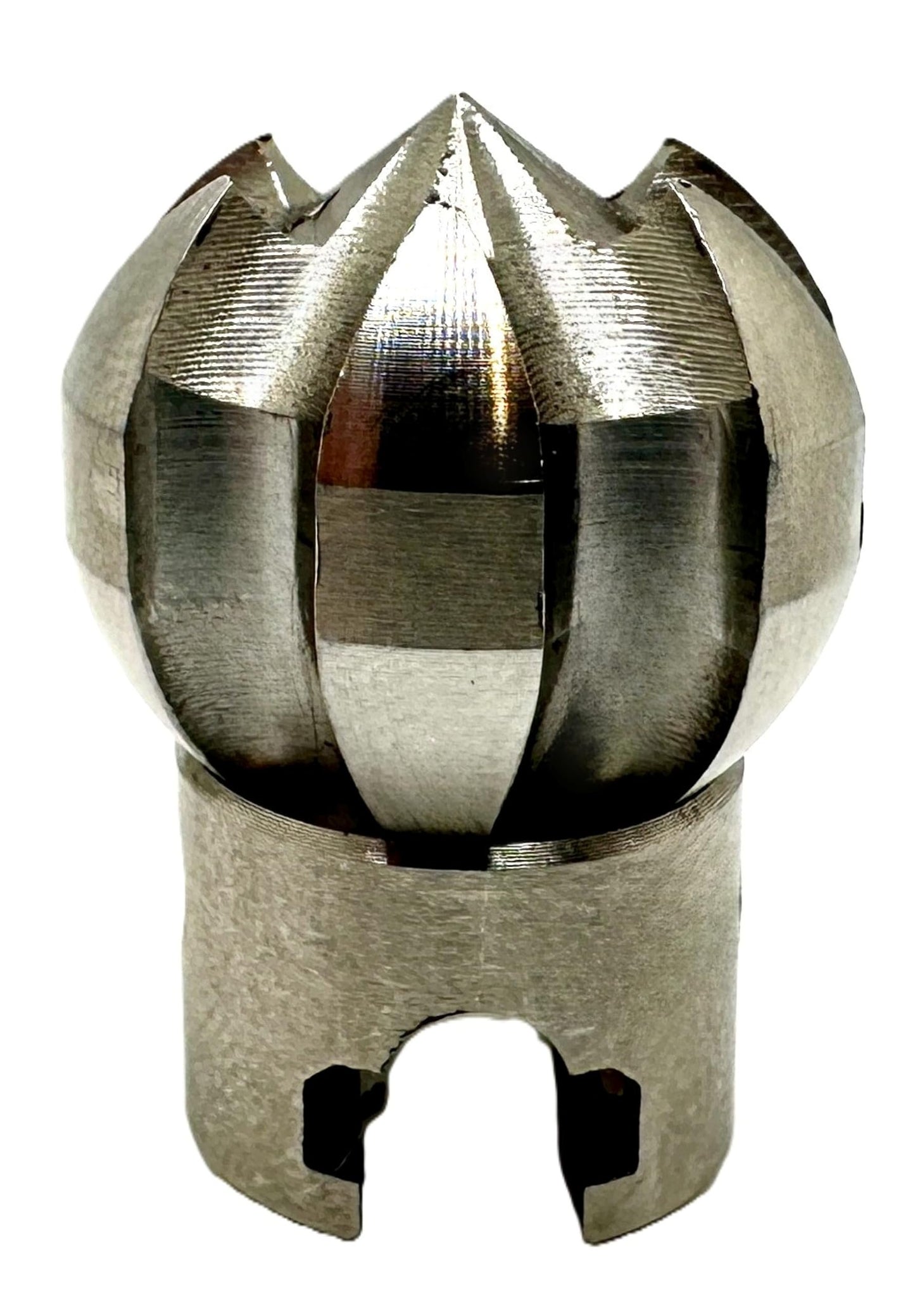 Pro-Graad 1” Flow Fixer Drain Cleaner Plumbing Snake Cutter Head for 1-1/4" - 2" Pipes, Clears & Scrapes Pipe Inner Walls, with R-Connector (Push Pin Fitting), for Commercial & Residential Use