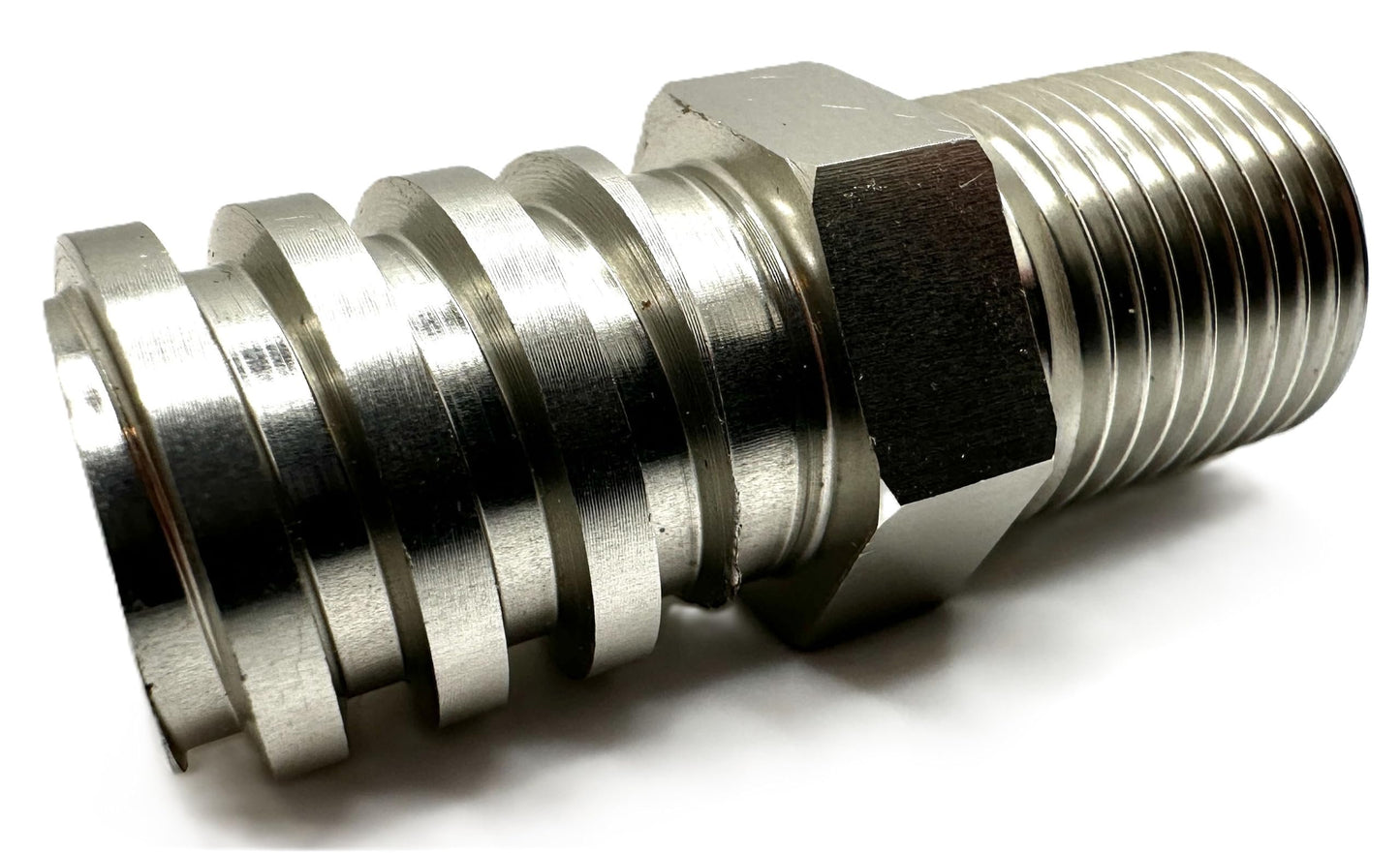 Pro-Graad Aluminum Male Coarse Thread Adapter - Converts Drywall Corner Roller Handle to Acme 3/4" Threads to fit Paint Rollers, Stipple Brushes, Brooms, Mops & More - Lightweight & Durable