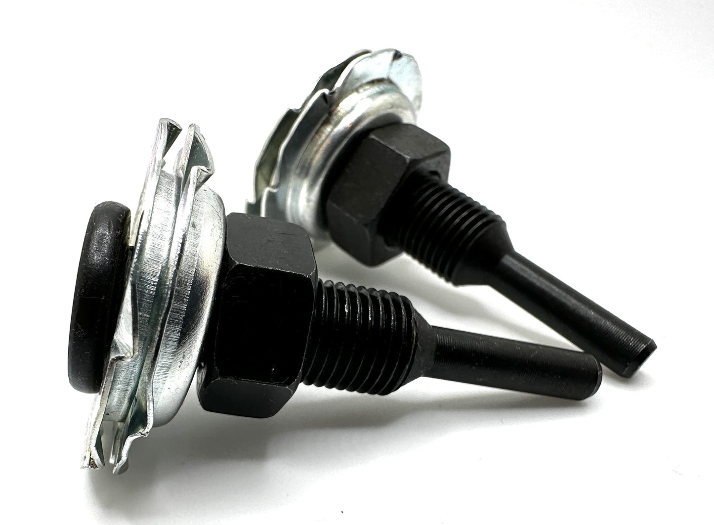 Pro-Graad Arbor Mandrel for Drill or Die Grinder 1/4” Shank 1/2" Threads Wheel Arbor Adapter for Mounting 1/4” up to 3/4” wide Buffing Grinding and Polishing Wheels with 1/2” center hole | 2 Pack