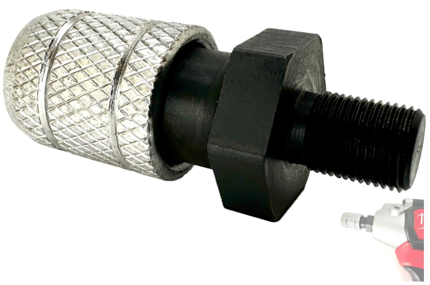 Pro-Graad 1/4” Hex Shank Converter, Quick Change Bit Holder Adapter for Milwaukee M12 Polisher Sander Tool, Upgrade Accessory M12 Polisher/Sander, Pack of 1