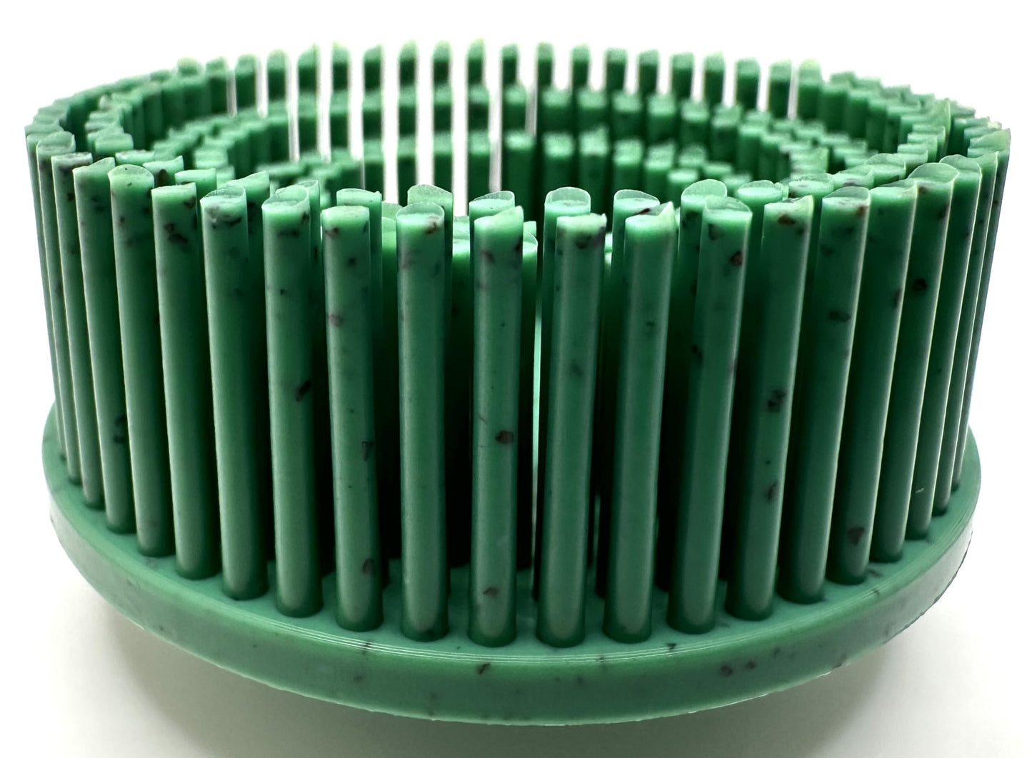 Pro-Graad 10 Pack 2" 50 Grit Green R-Type Bristle Disc | Ceramic-Aluminum Oxide Abrasive Bristle Disc with Quick Change Roll Lock | Pack of 10 | Green