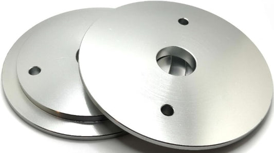 Pro-Graad PG-356 3” x 7/8” Convolute Deburring Wheel Aluminum Reducer Flanges for Wheels with 3” Hole, Reduce Arbor to fit 7/8”, Compatible for use with Pro-Graad & 3M Scotch Brite Wheels, 1 Pair