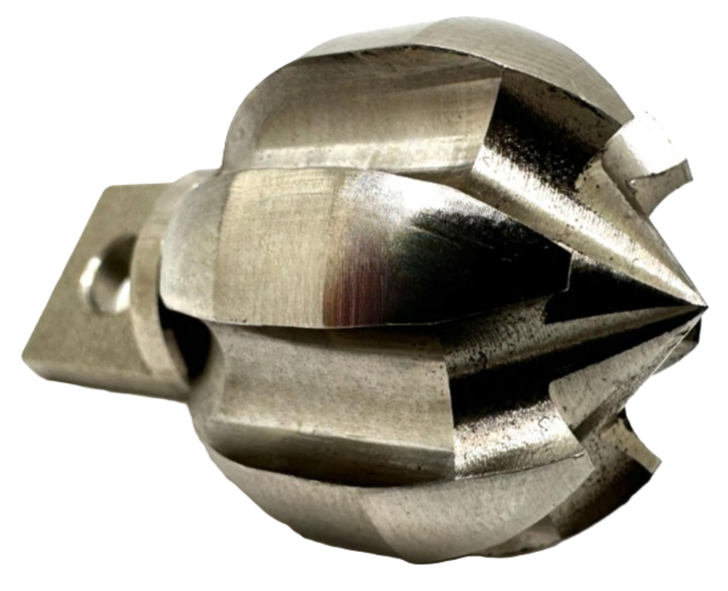 Pro-Graad 1.6” Flow Fixer Drain Cleaner Plumbing Snake Cutter Head for 2" - 3" Pipes, Clears & Scrapes Pipe Inner Walls, Fits 3/8”, 1/2" or 9/16” Cables, for Commercial & Residential Use