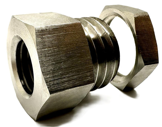 Pro-Graad 7/8” to 5/8-11 High Hub Angle Grinder Adapter for Core Bits, Diamond Blades & Cup Wheels, Converts 7/8” Center Hole to 5/8”-11 Female Threaded High Hub Arbor Bore Connection