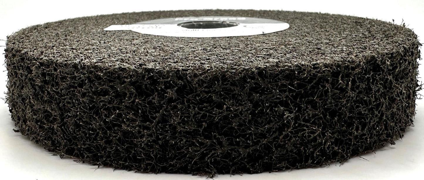 Pro-Graad Multi-Finishing Wheel – 6” x 1” x 1” 2S Coarse Silicon Carbide - Stainless Steel Finishing Convolute Wheel - 13170 – for #3 Finish - 1 Pack
